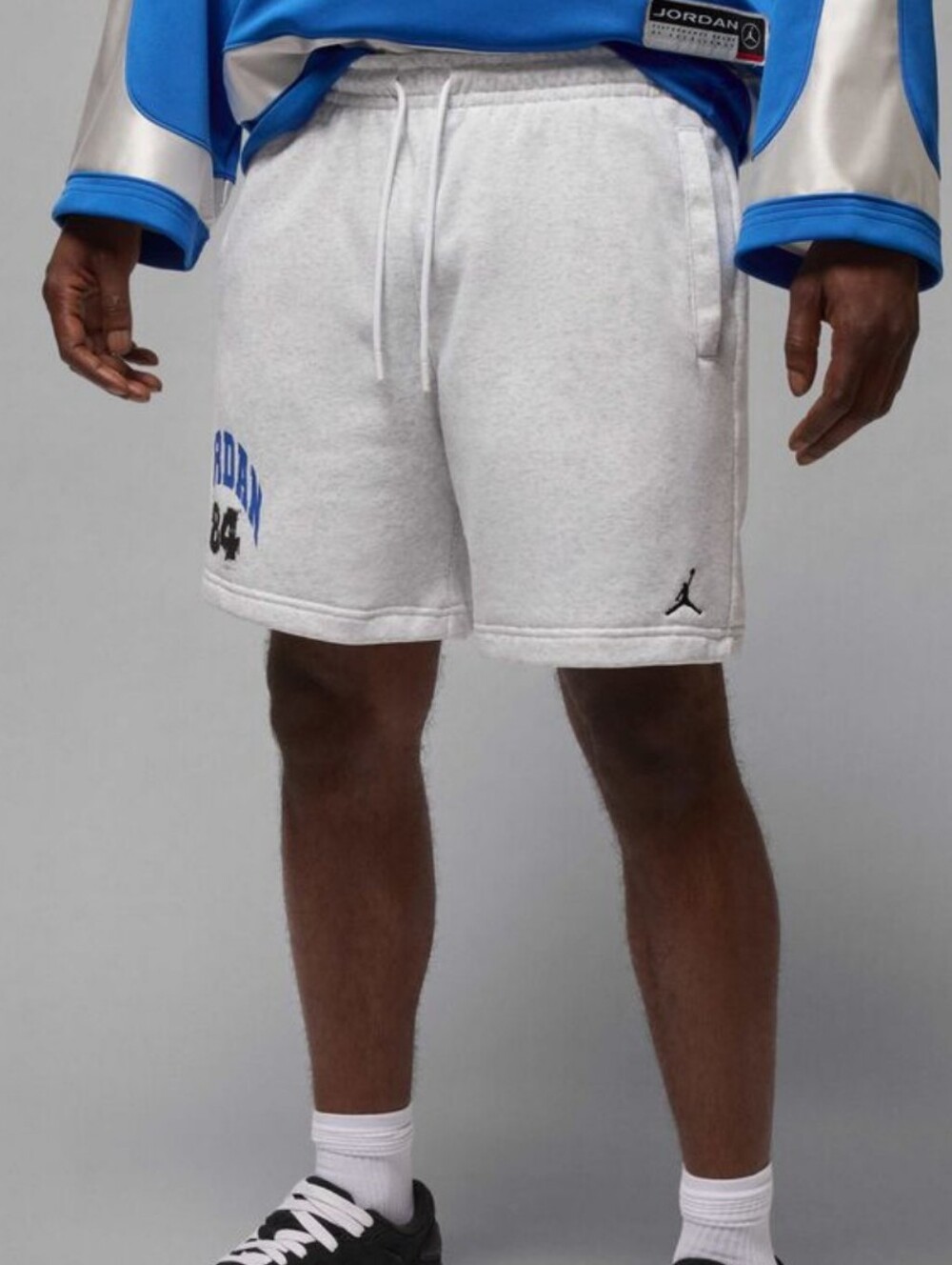 Jordan Brooklyn Collegiate Fleece Shorts ~ Heather Grey HV0095-051 | Men's: XL